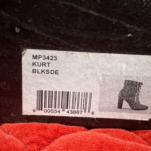 Pair of Badgley Mischka Black Suede Boots - Picture 8 of 9